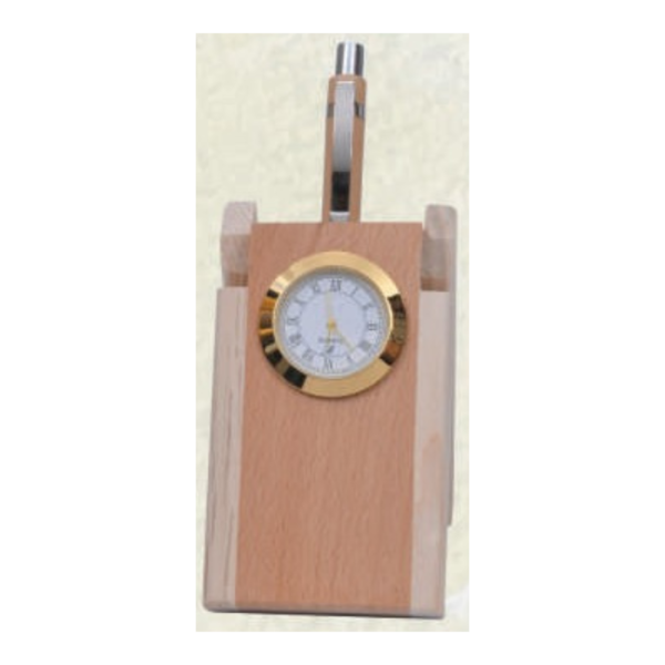 Natural Wooden Pen Stand