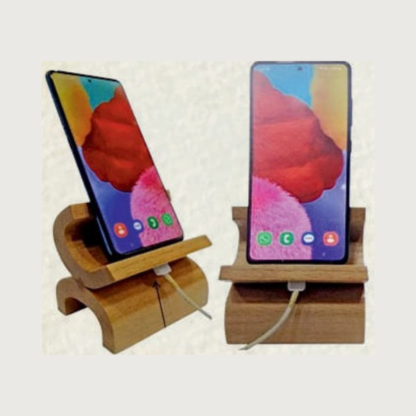 Natural Wooden Pen Stand