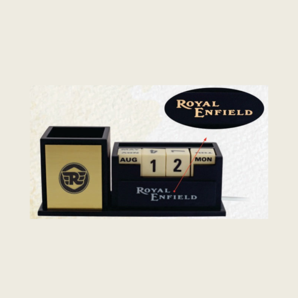 Black Wooden Pen Stand