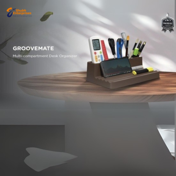 GROOVEMATE Multi-Compartment Desk Organizer
