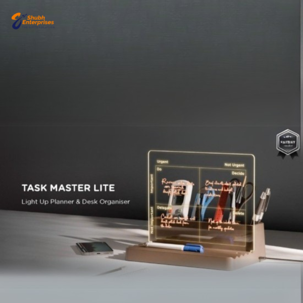 TASK MASTER LITE Light Up Planner & Organizer