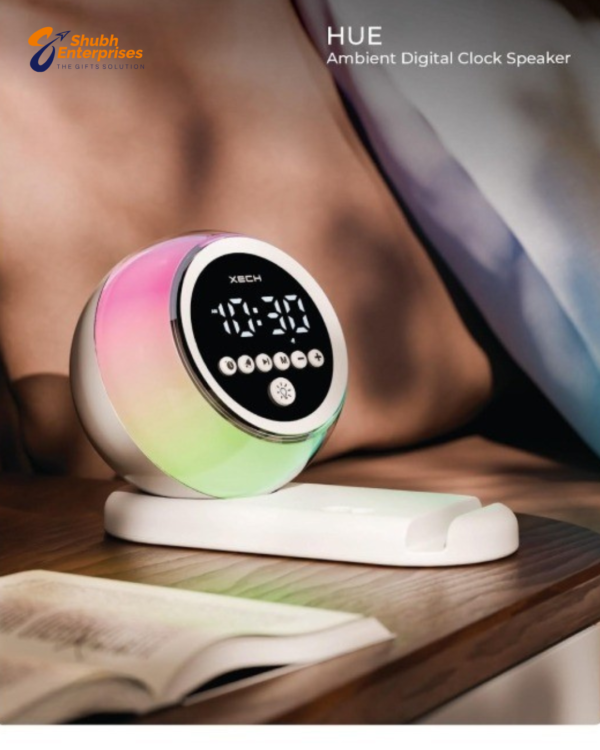 HUE Ambient Digital Clock Speaker