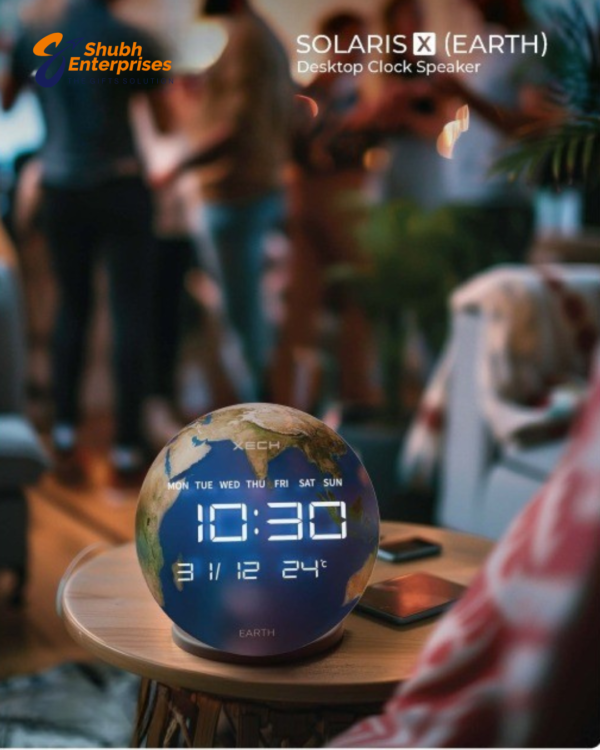 SOLARIS (EARTH) Desktop Clock Speaker