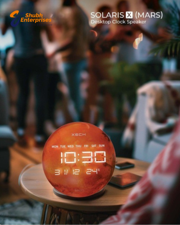 SOLARIS (MARS) Desktop Clock Speaker