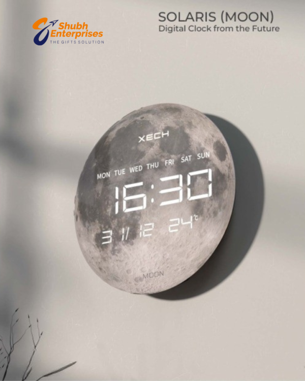 SOLARIS (MOON) Digital Clock From The Future